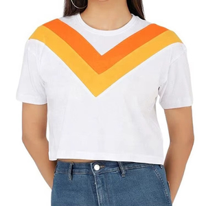 Camisetas Cortas Personalizadas, Lisas, para Gimnasio y Fitness, Camisetas Básicas Blancas para Mujer, Crop Top Sexy - Product Image 4