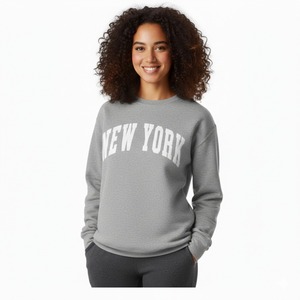 Sweat-shirt personnalisé pour femme, coupe ample et décontractée, col montant, manches longues, doux, pour usage quotidien - Product Image 1