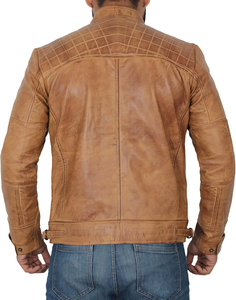 Veste de moto personnalisée matelassée pour cuir, respirante, imperméable, coupe-vent, écologique, été/hiver, course moto, motard - Product Image 2