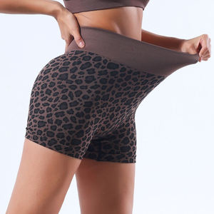 Shorts de Yoga para Mujer de Cintura Alta con Elástico, Color Sólido, Ligeros, de Secado Rápido, Elásticos en Cuatro Direcciones, Transpirables y que Absorben el Sudor - Product Image 5