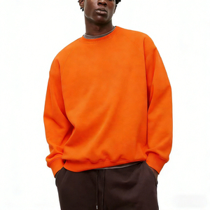 Sweat à capuche pour homme de haute qualité, doublure en polaire, coupe classique, manches raglan, détail poche, séchage rapide, respirant, polyester/coton - Product Image 4
