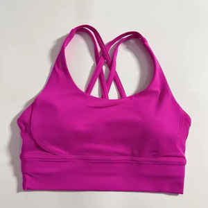 High Quality Sexy Crosses <b>Open</b> Back Sports <b>Bra</b> for Adults Quick Dry Plus Size Fashionable Private Label Sports <b>Bra</b> for Women - Product Image 4