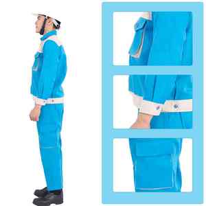 Tela de sarga resistente para ropa de trabajo duradera para la construcción, ingeniería y seguridad de los trabajadores de fábrica, uniforme industrial. - Product Image 5