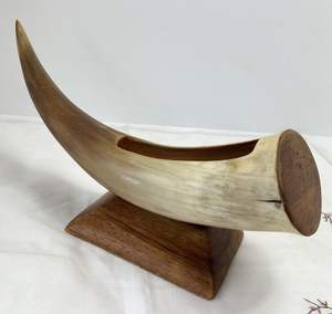 Decoración de cuerno de búfalo, cuerno hecho a mano - Product Image 4