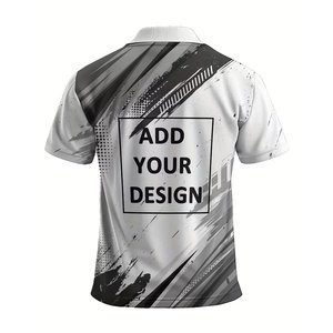 Chemises de cricket personnalisées avec nom et numéro, chemise d'équipe, impression intégrale, col respirant, adaptées aux activités de plein air - Product Image 3