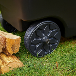 Carretilla de Jardín Resistente Mighty Tuff con Ruedas, de Gran Capacidad, de Polipropileno, de Dos Ruedas, 4.5 Pies Cúbicos, para Transportar Hojas, ODGGAR017 - Product Image 6