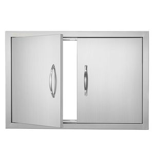 Porta di Accesso BBQ a Incasso in Acciaio Inox 28W X 19H Pollici per Cucina Esterna, Accessori per Mobili da Cucina - Product Image 1