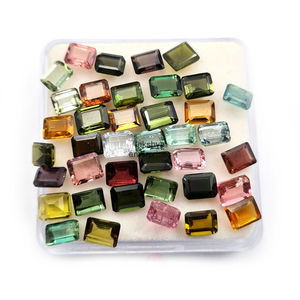 8x10mm Tourmaline Octogone Coupe Pierres Précieuses En Vrac Perles Naturelles Multi Tourmaline Calibré Pierre Pour La Fabrication De Bijoux En Gros En Vrac - Product Image 4