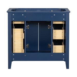 Modern Freestanding 36-Inch Bathroon <b>Vanity</b> Without Sink 6-Drawers 2-Cabinets Storage <b>Bathroom</b> <b>Vanities</b> - Product Image 6