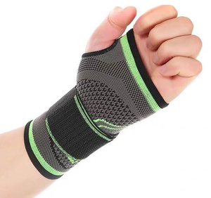 สายรัดข้อมือออกกำลังกายแบบปรับได้สำหรับผู้ชายและผู้หญิง พร้อมสายรัดข้อมือยืดหยุ่นทนทานสำหรับฟิตเนสและยกน้ำหนัก รับบริการ OEM - Product Image 2