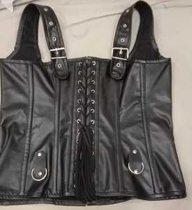 OEM ODM <b>Gothic</b> Lace Wedding Breathable Woven Canvas Front Busk Bust Cups Steel Boned Shapers Leather <b>Corset</b> High Compression - Product Image 2