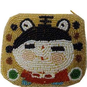 Handmade Beaded Coin Pouch for Women Fashionable <b>Small</b> Wallet Bag Customizable Party <b>Gift</b> Accessory - Product Image 2
