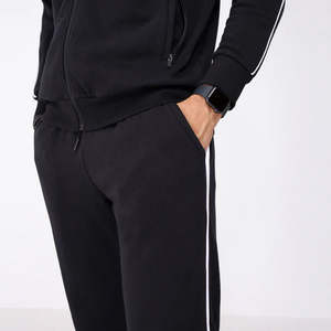 Chándal Deportivo Unisex Personalizado, Ligero, Transpirable, de Invierno, Color Sólido, de Alta Calidad, Informal, para Adultos, de Poliéster/Algodón - Product Image 4