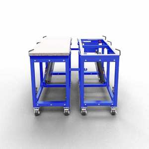 Ausavina Dual-Sided Polished Flip <b>Table</b> for Material Handling APFT7422 - Product Image 5