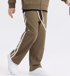 Pantalon de sport décontracté pour enfants en mélange de coton de haute qualité avec logo personnalisé, séchage rapide, coupe droite - Product Image 2