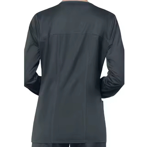 Blouse unisexe de la série américaine pour uniformes hospitaliers, veste zippée en tissu TRS chaud, imprimée, pour infirmières - Product Image 4
