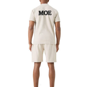 Camisetas de algodón para hombre, estilo casual, corte regular, cuello redondo, manga corta, camiseta clásica con logo en la espalda, venta al por mayor directa de fábrica - Product Image 2