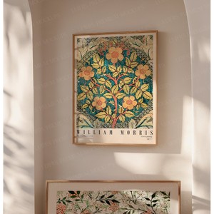 William Morris Art <b>Print</b> Wooden <b>Frame</b> Rectangle Vertical Wall Decor Classic Design Full Color Digital Printing - Product Image 6