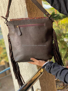 กระเป๋าสะพายพาดลำตัวหนังแท้ทรงเครื่องมือสำหรับผู้หญิงกระเป๋าสะพายไหล่ขนาดใหญ่ทำจากหนังแท้รุ่นใหม่ - Product Image 5