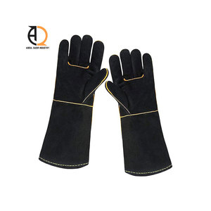 Gants de soudage résistants à la chaleur, gants de travail en cuir, usage industriel - Product Image 1