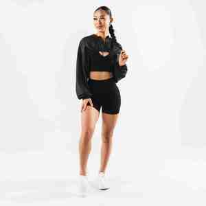 Chaqueta Cortavientos Impermeable y Transpirable con Capucha para Mujer, Diseño Aerodinámico, Ajustable, para Ciclismo, Running, Deportes, Yoga - Product Image 6