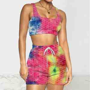 Ensemble de sport pour femme, veste active, pantalon évasé, coupe ajustée, poches, tissu en nylon doux brossé, ensemble de yoga 2 pièces - Product Image 5