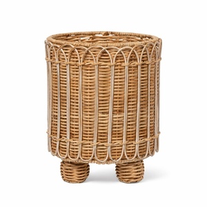 Supports élégants en rotin surélevés pour plantes, supports pour pots de fleurs, supports pour plantes pour décoration de mariage - Product Image 3