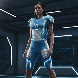 Custom Team American Football Uniform Sublimation Print Jersey With <b>Pants</b> Lightweight Quick Dry Professional Sports Set - Product Image 6