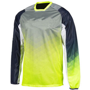 ชุดเสื้อเจอร์ซีย์มอเตอร์ครอสแบบยูนิเซ็กซ์คุณภาพสูงสั่งทำพิเศษ แขนยาว ระบายอากาศได้ดี ชุดกีฬาสำหรับผู้ใหญ่ สำหรับแข่งรถ MTB มีไซส์ XL - Product Image 1