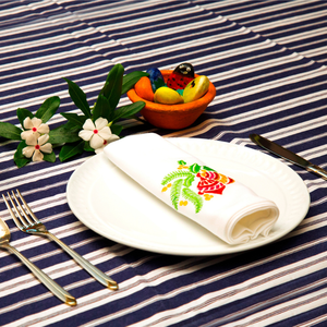 Embroidered Cotton Napkins Set Of 6 Handmade Floral <b>Table</b> Decor Pastoral Style Rectangle <b>Cloth</b> Napkins For Home Use - Product Image 6