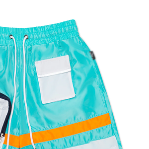 Shorts en Nylon/Polyester de Qualité Supérieure Style 2026, Taille Élastique Mi-Haute, Couleur Unie, Utilisation Extérieure, Écologique, Couleurs et Logo Personnalisables - Product Image 6