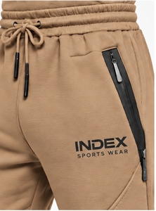 Index <b>Men's</b> <b>Khaki</b> Sweatpants Elastic Waist Drawstring Casual Jogger Pants Side Pockets Breathable Midweight Autumn Wear - Product Image 6