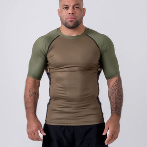 Rashguard BJJ imprimé par sublimation à manches longues pour homme, entièrement personnalisé, t-shirt de compression pour homme - Product Image 5