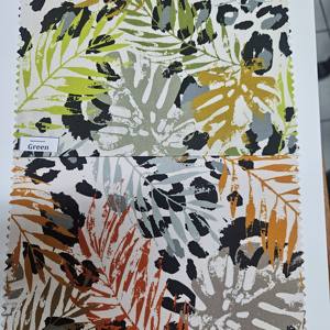 ผ้าพิมพ์ลายดิจิทัลฮาวายหกสีสันสวยงามบนผ้าฝ้ายทอ กว้าง 44 นิ้ว พร้อมจัดส่งทันที - Product Image 1