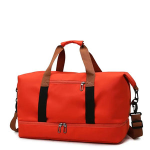 Sac de sport personnalisé avec logo, sac de voyage pour femme, grand sac de voyage avec compartiment pour chaussures et poche imperméable - Product Image 5
