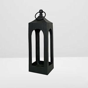 Farol de metal vintage decorativo, farol colgante para velas, para decoración del hogar, jardín, bodas, farol de metal estilo antiguo - Product Image 1