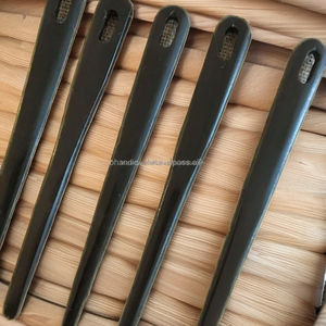 เข็มถักทำจากเขาควายธรรมชาติขัดเงา เข็มงานฝีมือจากไม้จากอินเดีย สำหรับของที่ระลึก - Product Image 1