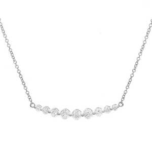 Collares de barra con solitario de diamante, minimalistas y delicados para uso diario, con cierre de langosta, colgante de 18 pulgadas para superposición, oro macizo CVD de 14K y 18K - Product Image 3