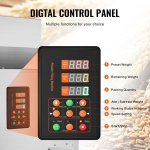 Macchina Automatica Intelligente per il Riempimento di Polveri, Capacità 0.022-1.1 libbre/10-500g, Componenti PLC per Pesatura di Particelle in Bottiglie e Sacchetti - Product Image 4
