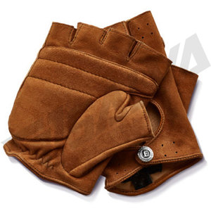 Leather Wrist Length <b>Gloves</b> Breathable Retro Style Unlined Spring Summer Outdoor Casual Wear - Product Image 2