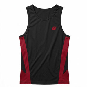 Débardeur de lutte pour hommes, maillot de sport sans manches, extensible, pour l'entraînement et la pratique de la lutte - Product Image 1