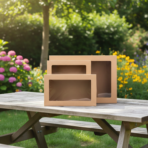 Boîtes en papier kraft biodégradables et recyclables avec logo personnalisé du Vietnam, avec fermeture magnétique, pour la vente à emporter, les chewing-gums, les aliments en conserve - Product Image 2