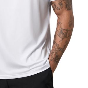 Mens <b>White</b> Graphic Print T Shirt Casual Short Sleeve Polyester <b>Tee</b> Crew Neck Summer Sportswear Breathable Comfortable Fit - Product Image 5