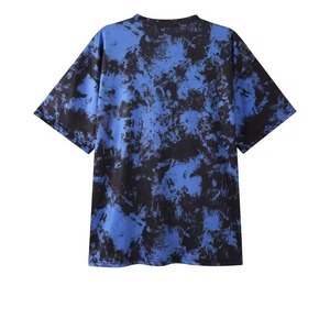 เสื้อยืดผู้ชายผ้าเจอร์ซีย์คอตตอน 100% คุณภาพสูง พิมพ์โลโก้ตามสั่ง น้ำหนัก 220 กรัม แห้งเร็ว ทรงหลวม ลายมัดย้อม ขายส่ง รับออเดอร์จำนวนมาก - Product Image 6