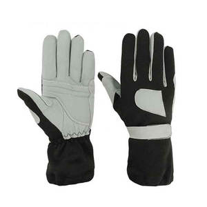 Guantes de Carreras de Karting de Cuero Premium, Resistentes al Viento, Dedos Completos, Hechos a Medida, con Acolchado de Silicona, Unisex, Venta al Por Mayor - Product Image 4