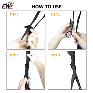 Correa de gimnasio para abdominales, para entrenamiento de fuerza del torso, soporte acolchado resistente para brazos, para barra de dominadas, equipo de entrenamiento abdominal - Product Image 4