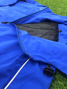 Chaqueta y Pantalones Deportivos Personalizados de Alta Calidad para Hombre, Cortavientos de Nailon con Logotipo Personalizado Impreso en Serigrafía, Diseño OEM, Forro de Malla - Product Image 3