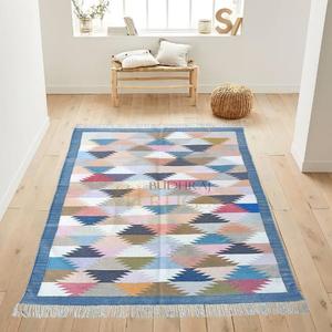 Alfombra Kilim de algodón de tejido plano de calidad superior para pasillos ocupados y habitaciones familiares, alfombras y juegos - Product Image 1