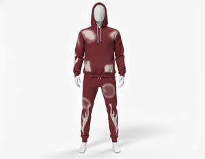 Conjunto Deportivo Cómodo y Elástico 100% Algodón para Otoño, Estilo Hip Hop, Color Sólido, Resistente al Viento, Transpirable, para Correr y Caminar - Product Image 4