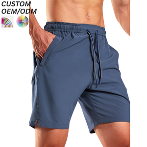 Mens Solid Board Shorts Casual Beach Holiday Wear Lightweight Breathable Waterproof UV Protection Custom Logo OEM ODM Wholesale - Product Image 1